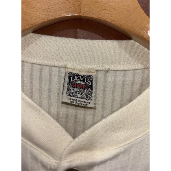 Rare Vintage 80s Central Logo Levis Streetwear T shirt Men’s Measure XL Made USA - Picture 5 of 9